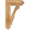 Ekena Millwork Balboa Arts & Crafts Rough Sawn Bracket, Western Red Cedar, 6"W x 22"D x 34"H BKT06X22X34BOA03RWR - alternate 4
